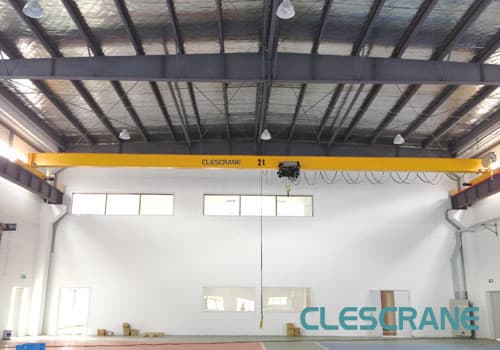 CLESCRANE single girder overhead travelling crane Low Price
